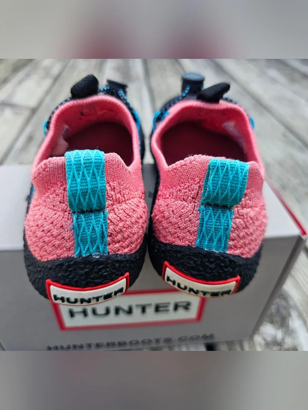 Hunter Tiddler Pink & Blue Water Shoe